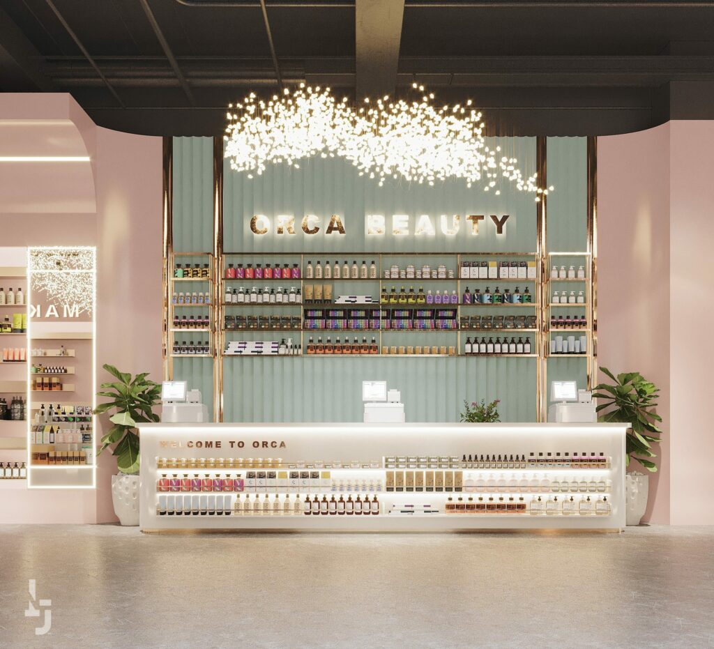 Interior Design "Orca Beauty" Flagship Store INTJ Studio